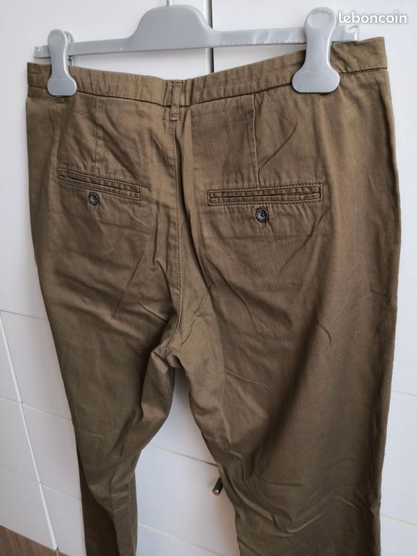 Pantalon en toile kaki LOGG, taille 40/42 (image 7)