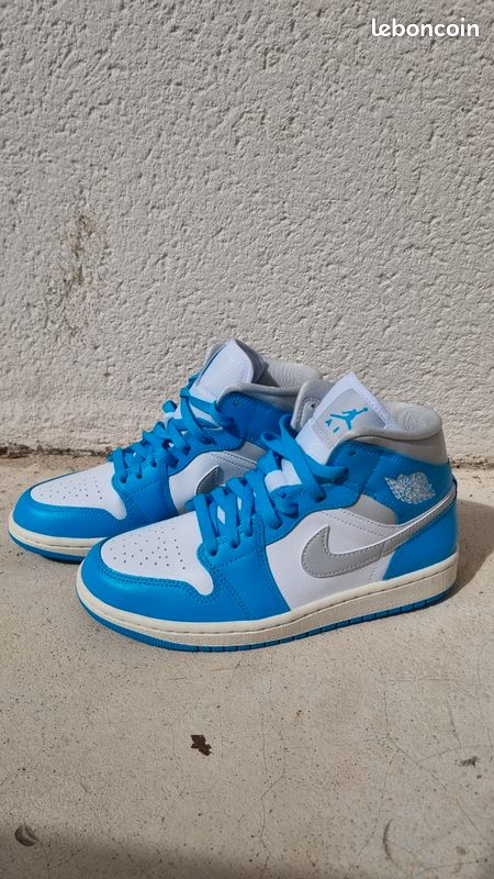 Mid Air Jordan Retro Bleu Ciel Basket Jordan Mid Air Jordan Bleu