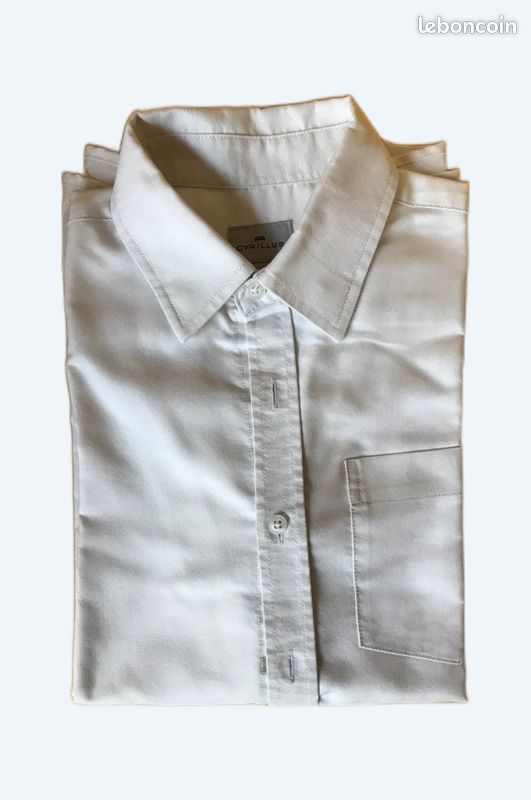 Chemise blanche boutons cachés (Homme