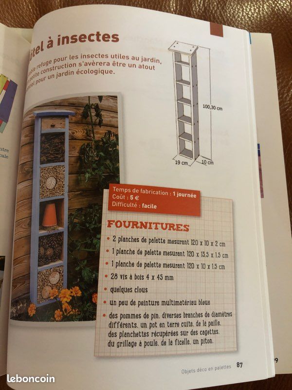 Livre: à faire vous même, Objets déco et Palettes (image 12)