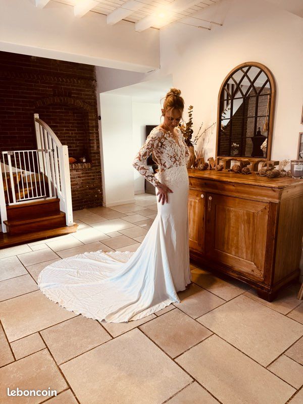 Robe de mariée Sirène taille 34 (image 2)