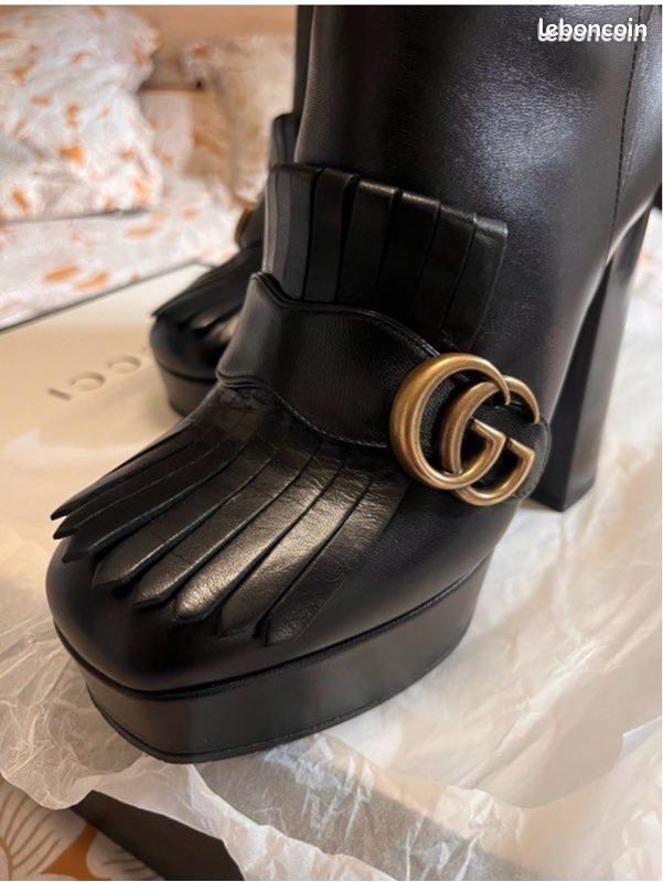 Magnifiques bottines Gucci Marmont, parfait état (image 7)