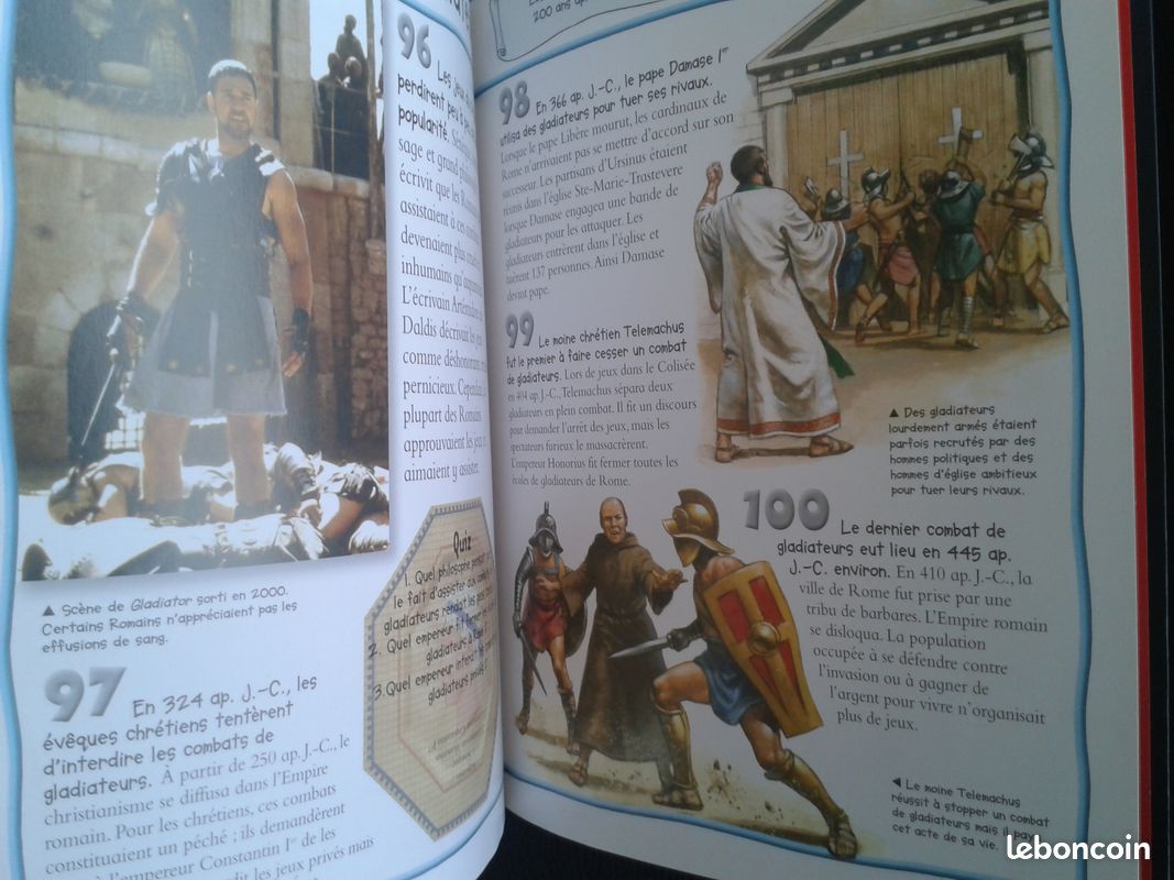 Livre enfant "Les Gladiateurs" (image 5)
