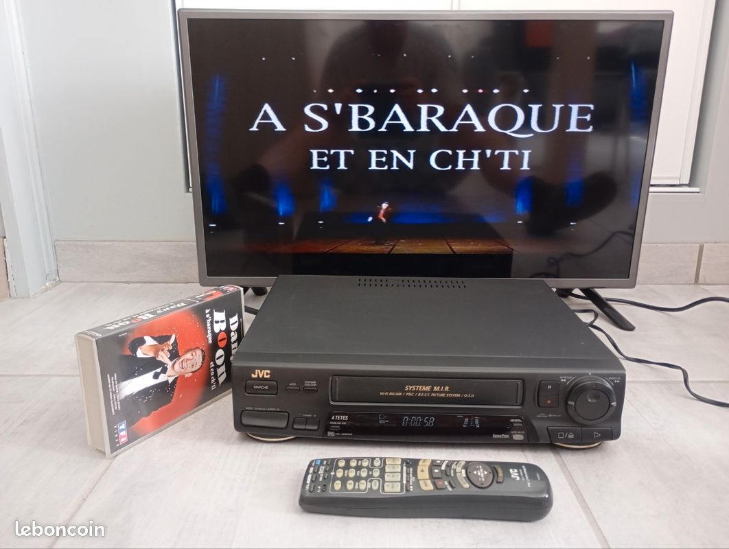 JVC HR‑J436MS MAGNÉTOSCOPE VHS - Télécommande - Notice – Bon état / Fonctionnel EUR 139,00 - FR