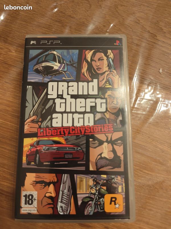 Jeu PSP Grand Theft Auto : Liberty City Stories - En Bon état, Boîtier Et Instructions Inclus