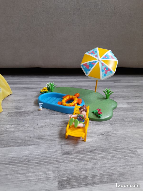 Camping + piscine Playmobil (image 4)