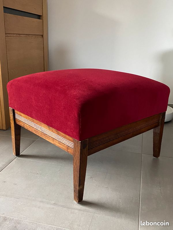 Pouf ancien époque vintage 50/60 - Hocker