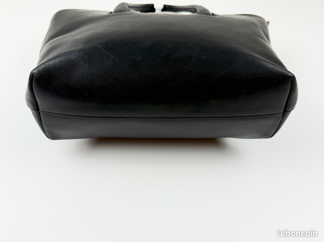 401 - Sac à main – Furla Vintage Cabas - cuir noir (image 4)