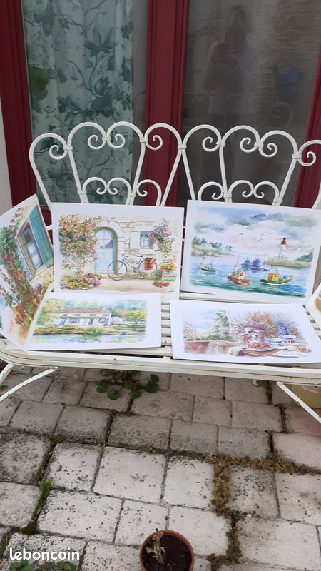 8 SETS style AQUARELLES ILE DE RE (image 2)