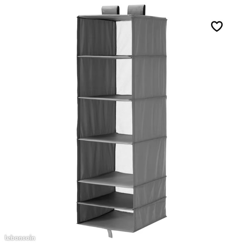 Rangement penderie SKUBB
Rangement à 6 compartiments, 35x45x125 cm
12,99
Prix 12,99
(243) (image 1)