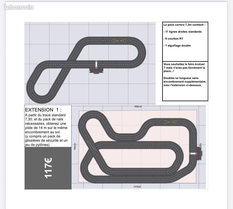 Carrera digital 132 - extension au circuit 7,3m (image 2)