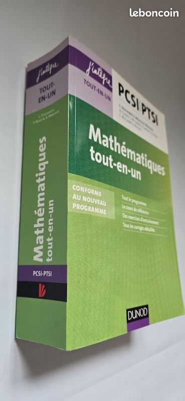 PCSI-PTSI- Mathématiques tout en un (image 3)
