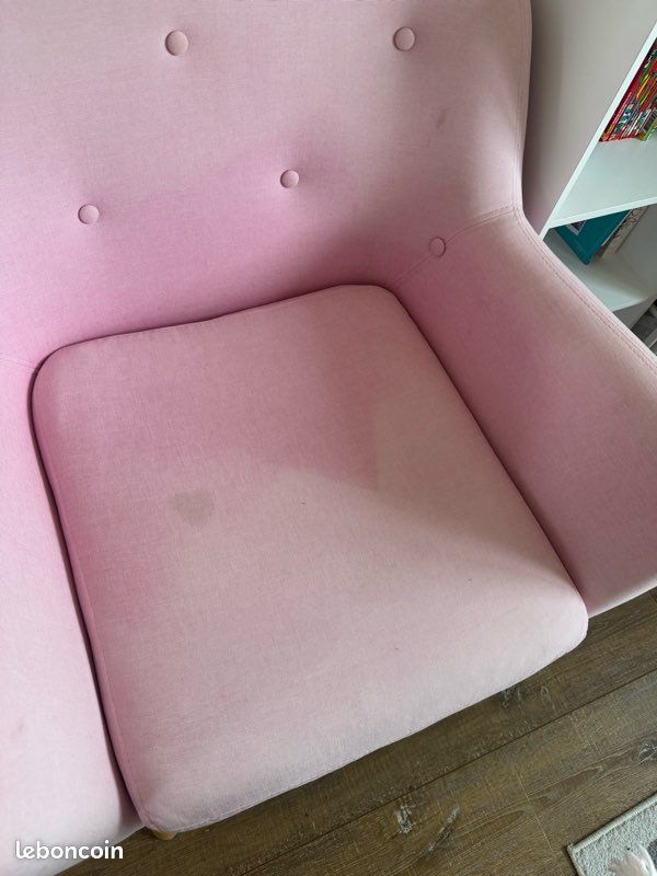 Fauteuil, rose (image 2)