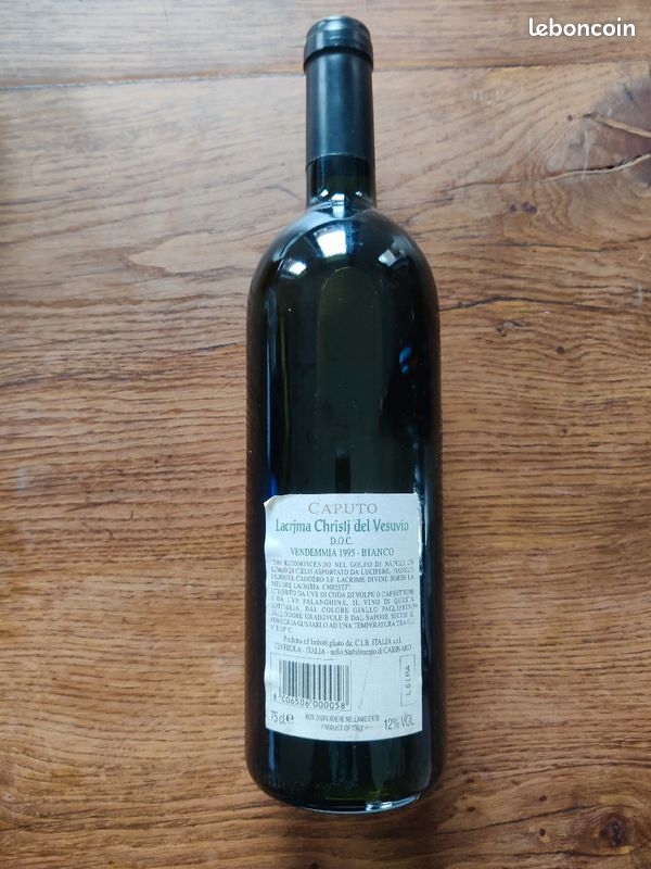 Vin Lacrima christi del vesuvio 1995 - Vins & Gastronomie