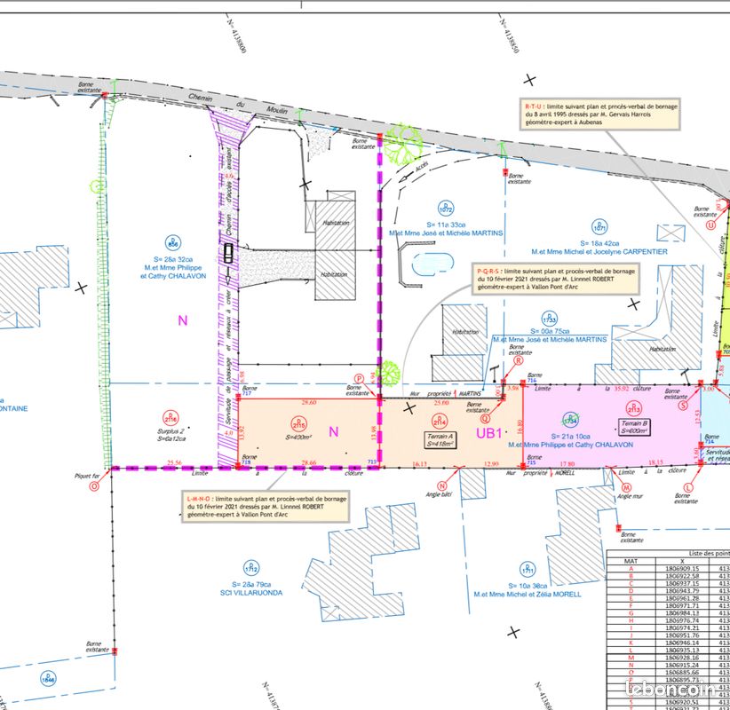 Vente terrains constructibles rares sur ruoms · 60 000 €