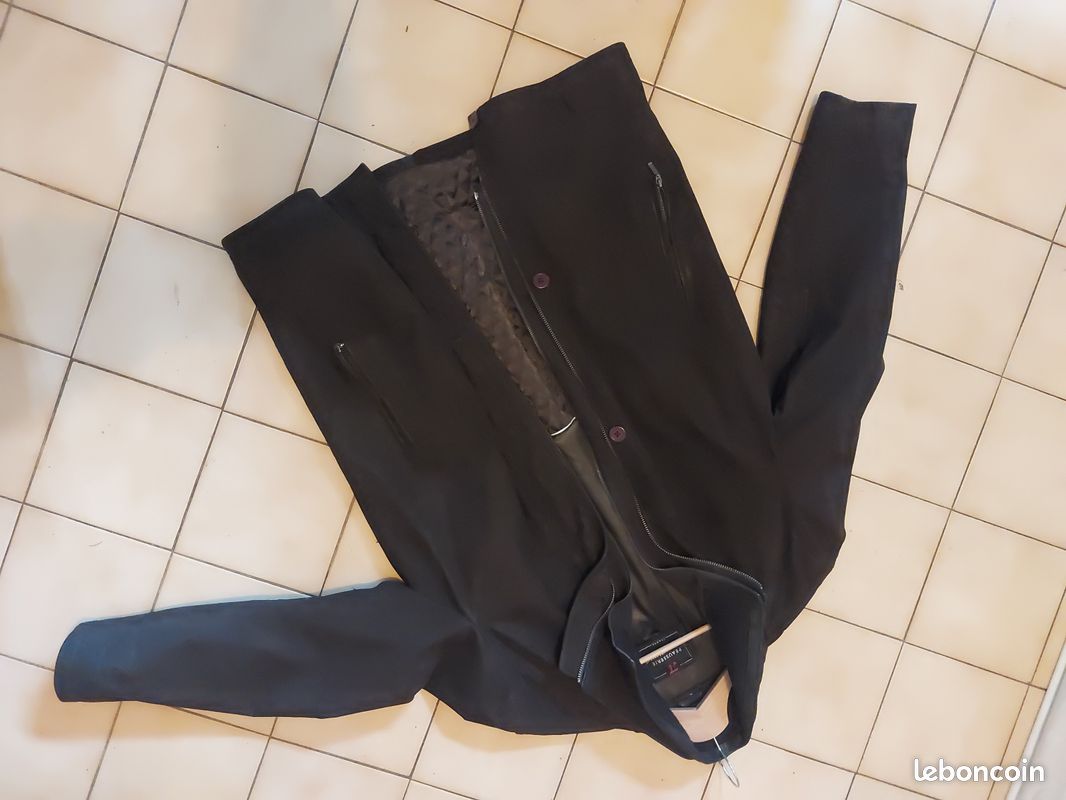 Blouson / parka cuir buffalo made in France (image 3)