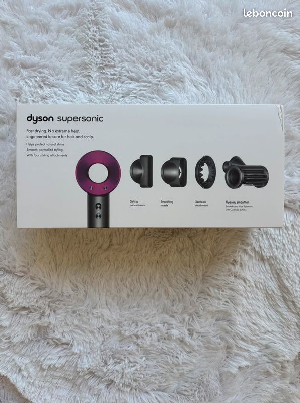 Dyson Supersonic HD15 Rose/Fuchsia – Comme neuf – Boîte + 4 embouts (image 1)