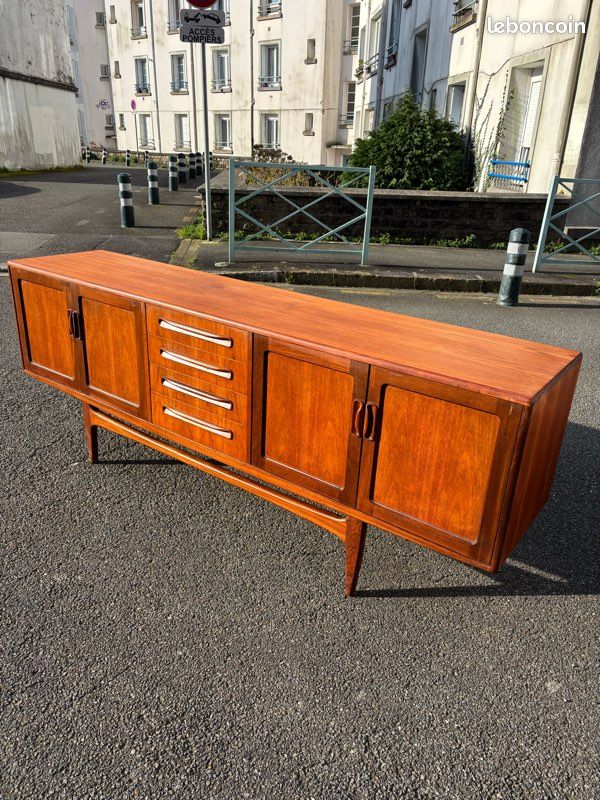 Ancienne grande enfilade scandinave teck vintage (image 2)