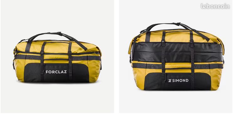 Sac de voyage Forclaz Duffel Extend 80l 120l Sport Plein air