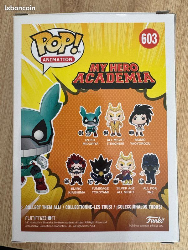 Figurine Pop 603 Izuku Midoriya My Hero Academia (image 2)