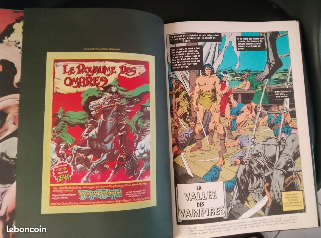 Album bd Conan Artima Color Marvel Géant numéro 8 La vallée des vampires 1981 (image 3)
