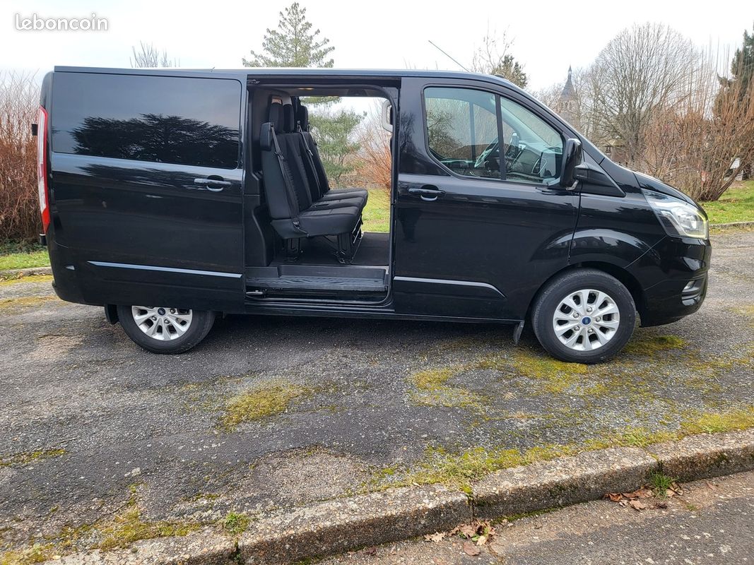 Ford TRANSIT CUSTOM 2L TDCI 170 CV LIMITED BLACK EDITION - 6 Places - HORS TAXE - 1 ère Main (image 7)