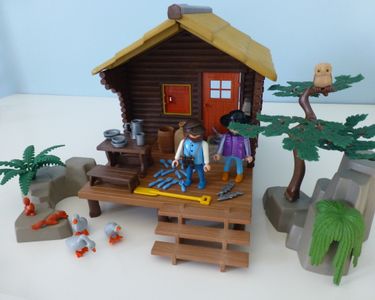 Playmobil La Cabane Du Pêcheur - Réf 3826 - NEUF Vintage 1995 - Fabriqué En Allemagne