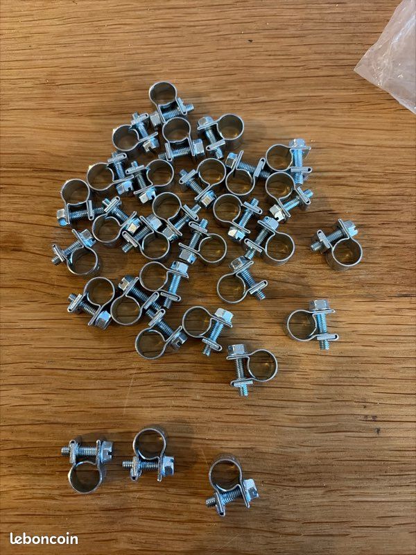 Lot De 10 Colliers De Serrage Réglables De 50 À 70 Mm - Colliers De Serrage Pour Tuyau