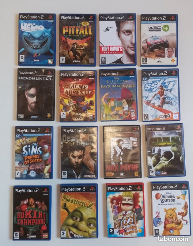 LOT 1 DE 10 JEUX PLAYSTATION 2 - Retrogameshop