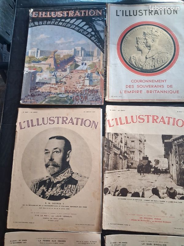Vielles revues " l'illustration " (image 3)