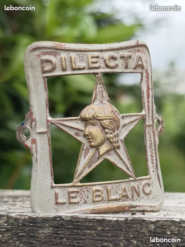 Plaque De Vélos Anciennes Cycles / Dilecta Le Blanc