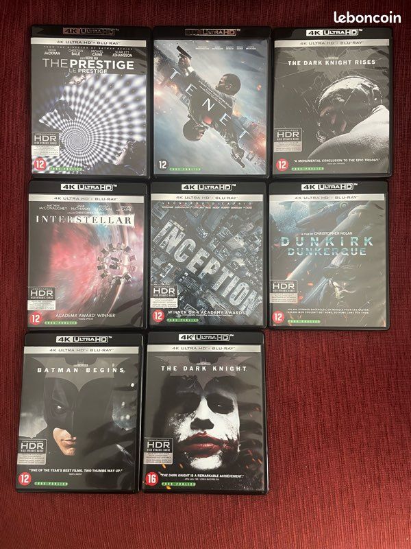 +++ coffret collector Blu-ray 4K, Christopher Nolan : 8 films +++ (image 4)