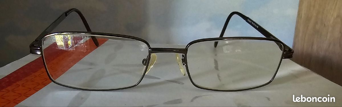 Lunettes métal marron métallisé (image 1)