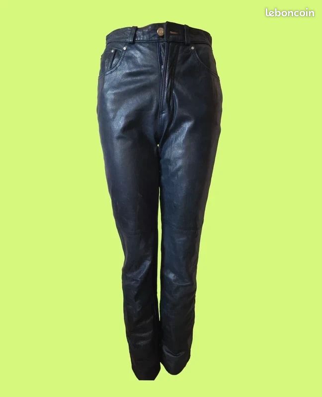 Pantalon cuir Gianfranco Ferré (image 5)