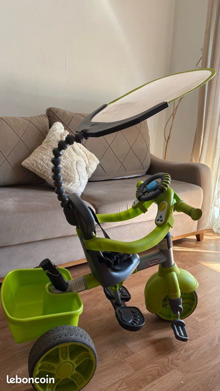 Tricycle évolutif pour enfant avec pare-soleil (image 1)