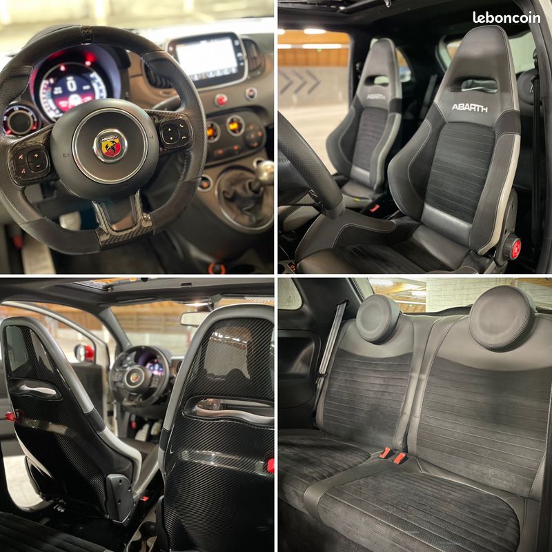 FIAT 500 - Abarth 595 Competizione 1.4 Turbo T-Jet 180 - Beats / Toit Ouvrant / Baquets Carbone / Pack Performance (image 4)