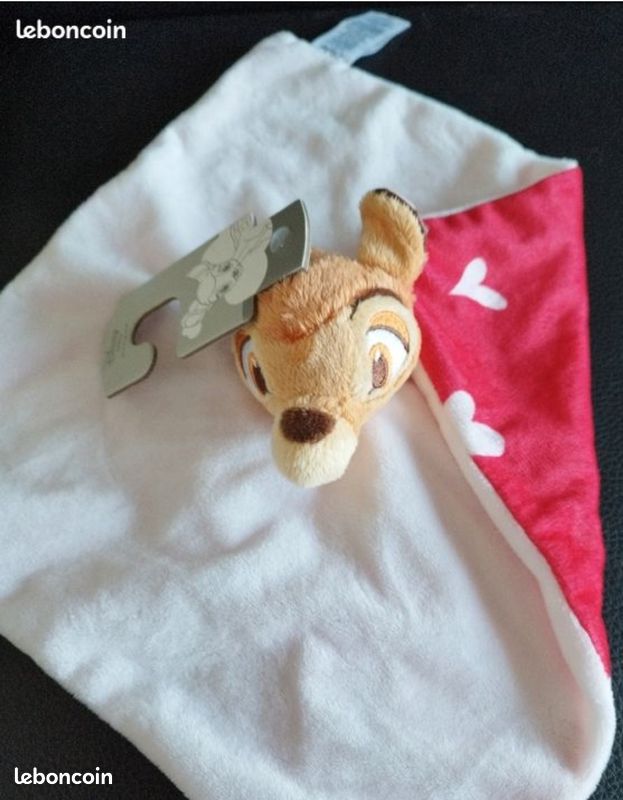 Doudou plat Bambi Disney Baby Primark Jeux Jouets