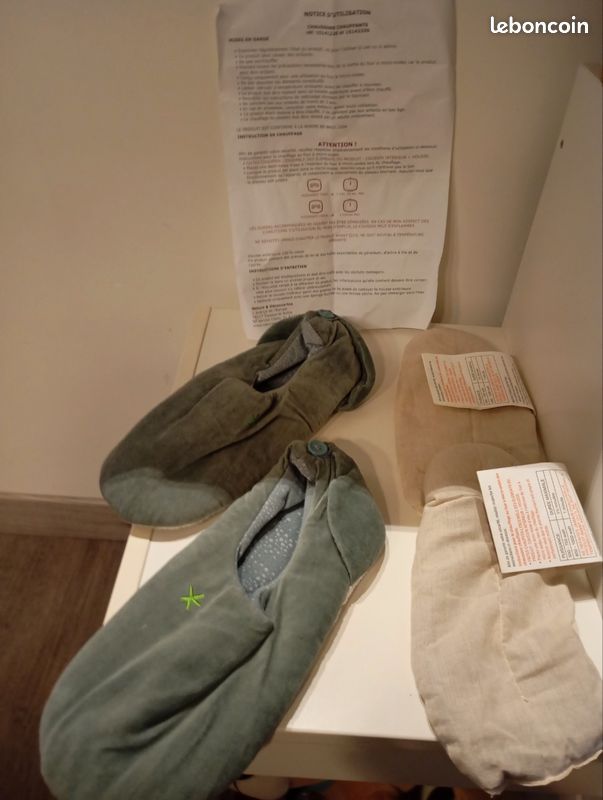 Chausson chauffant sac au graine de lin micro onde Nature et