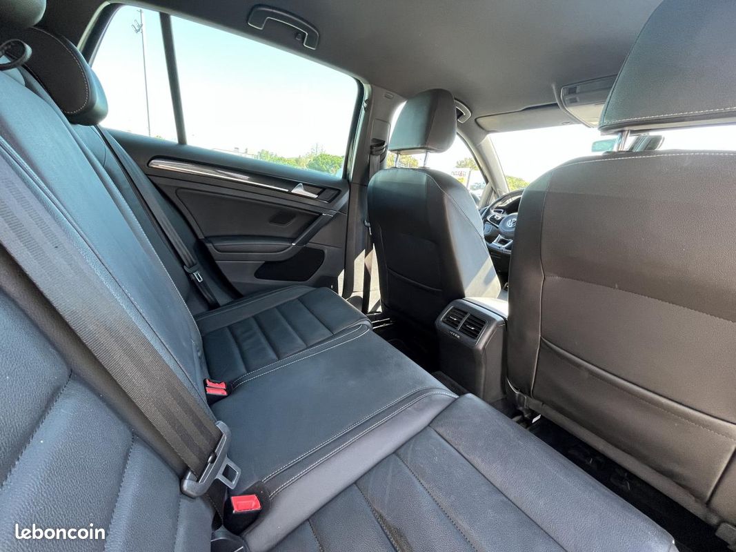 Volkswagen golf gtd 2.0 tdi 184 cv bv dsg 6 suivi complet vw camera / sieges cuir / feux led (image 8)