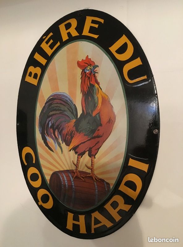 Plaque émaillée Coq Hardi (image 2)