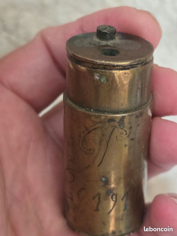 Magnifique briquet de poilus art des tranchées 1917 (image 7)