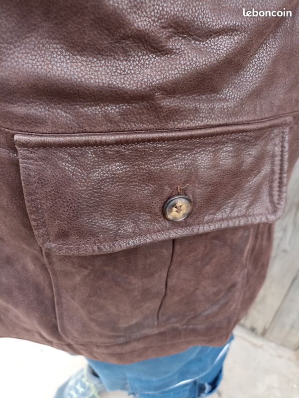 Veste cuir Burton of London homme (image 5)