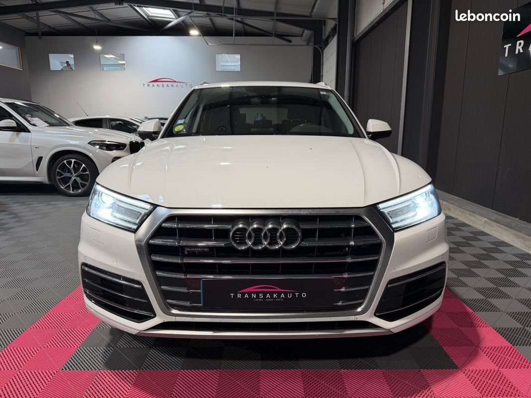 AUDI Q5 Q5 2.0 TDI 163 CV S tronic 7 Quattro Design + CAMÉRA + ATTELAGE + CLIM AUTO + KEYLESS + HAYON ÉLEC (image 8)