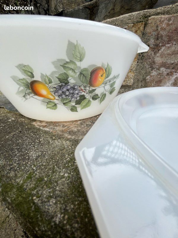 Cocotte ronde en Arcopal vintage modèle Scania 23.5 cm – La Roue du Passé