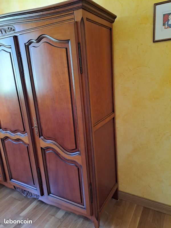 Armoire bois 3 portes (image 5)