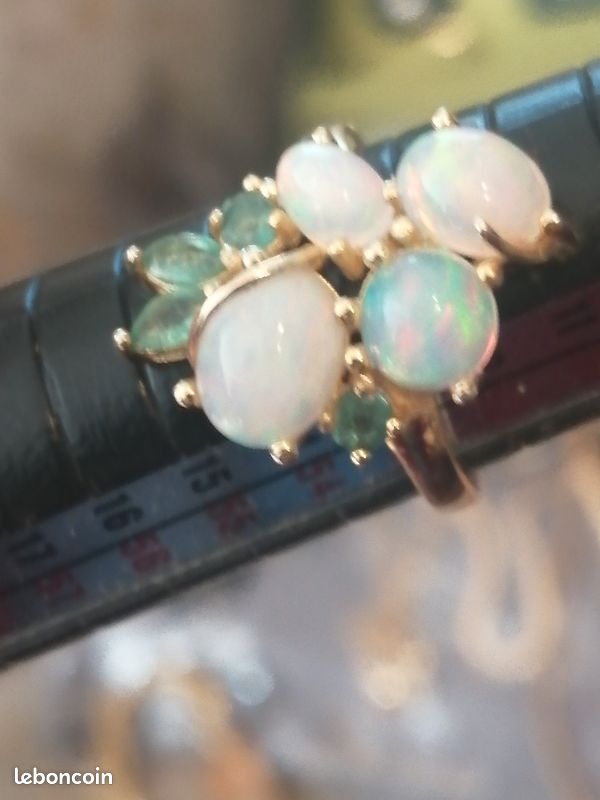 Bague en opales et vermeil (image 3)