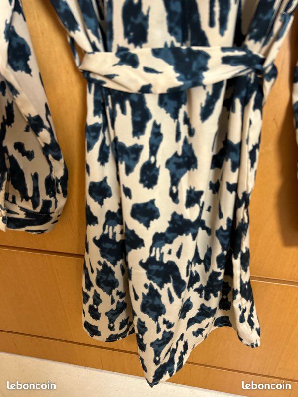 Robe Mi-longue Manches 3/4 Bleu Akoz De Toi Femme - 2454633-bleu00