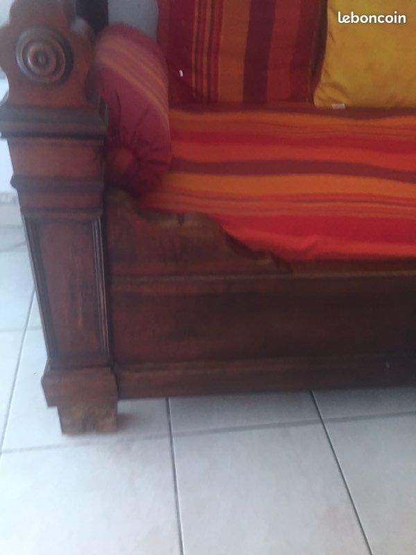Sofa canapé ancien (image 1)