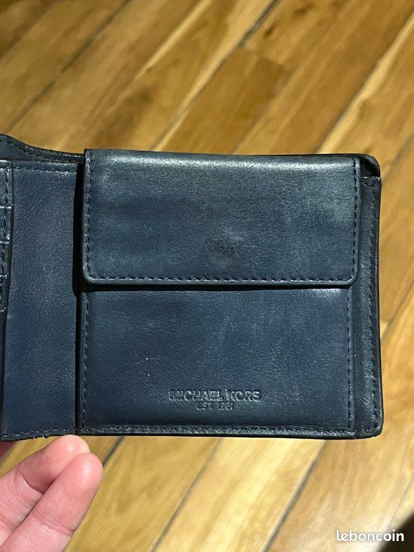 Portefeuille bleu Michael Kors (image 3)