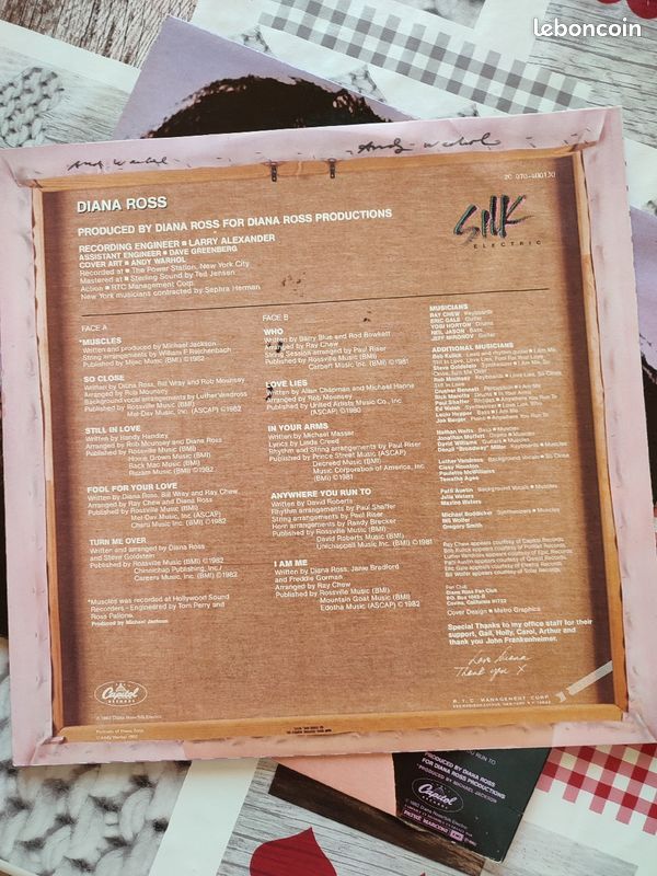 Diana Ross disque vinyle 33 T Silk Electric (image 5)
